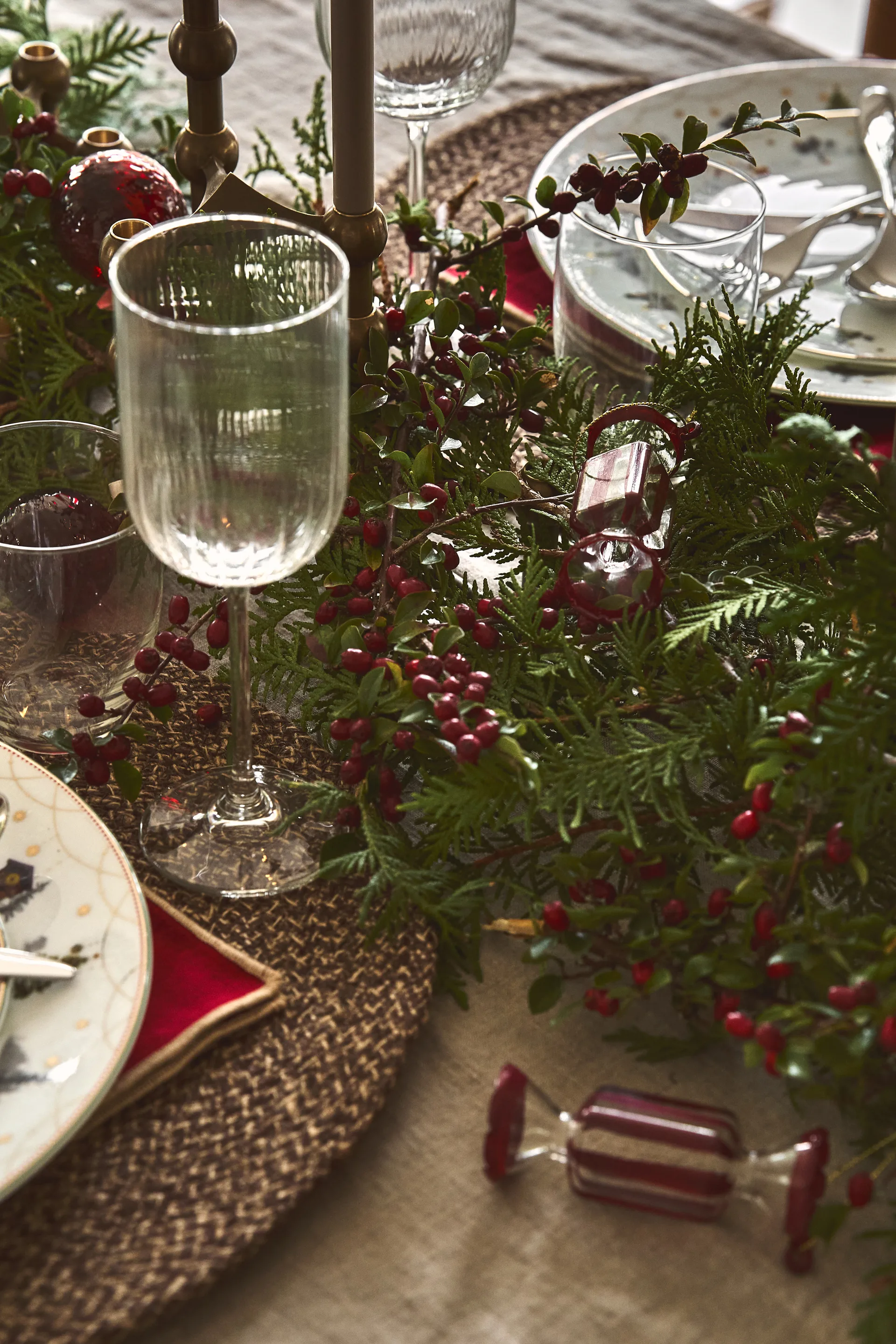 Bonbons joulukuusenkoriste 6-pakkaus, Punainen Scandi Living