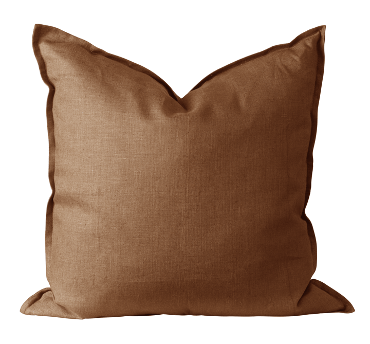 Calm tyynyliina pellava 50x50 cm, Almond Brown Scandi Living