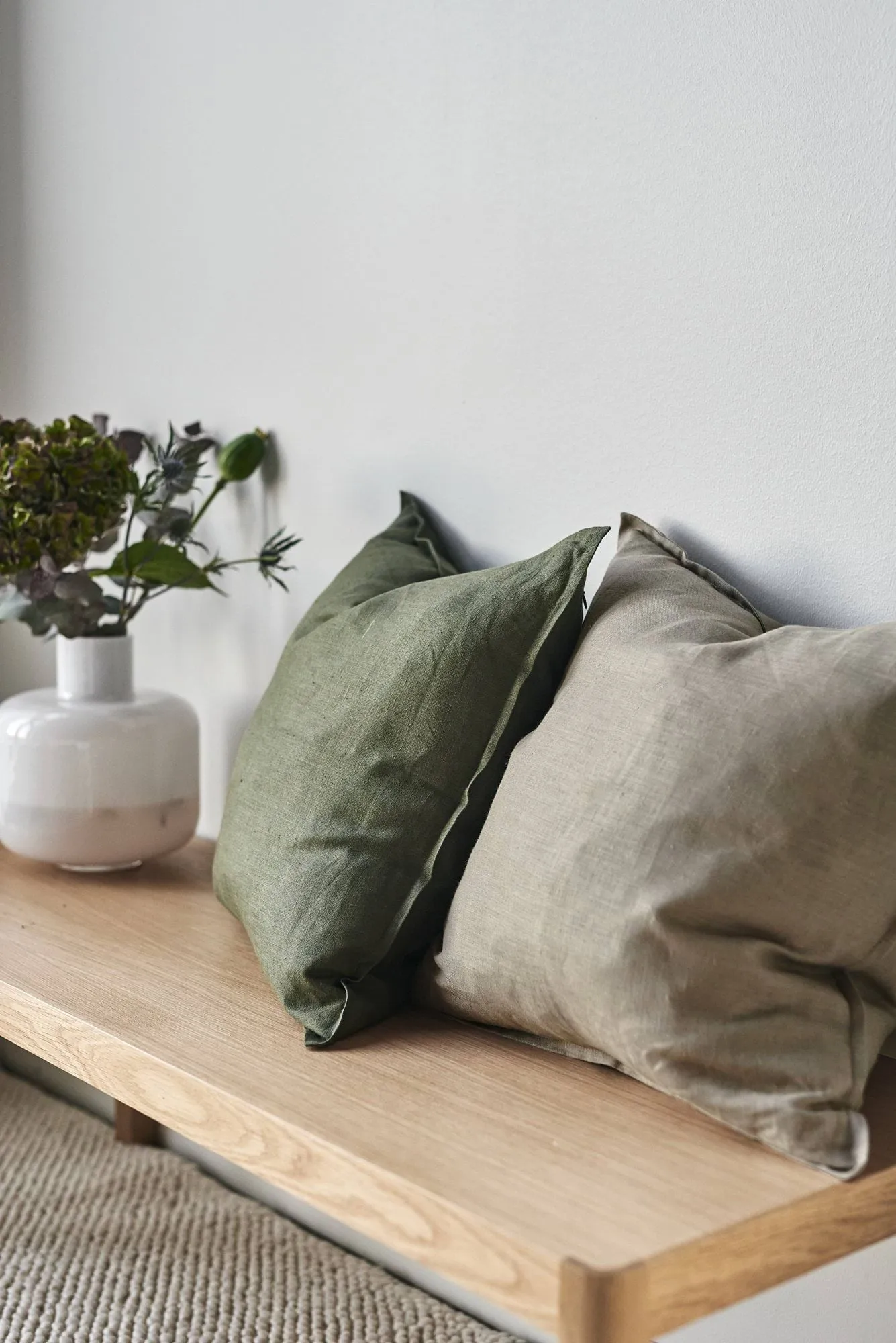Calm tyynyliina pellava 50x50 cm, Sand  Scandi Living