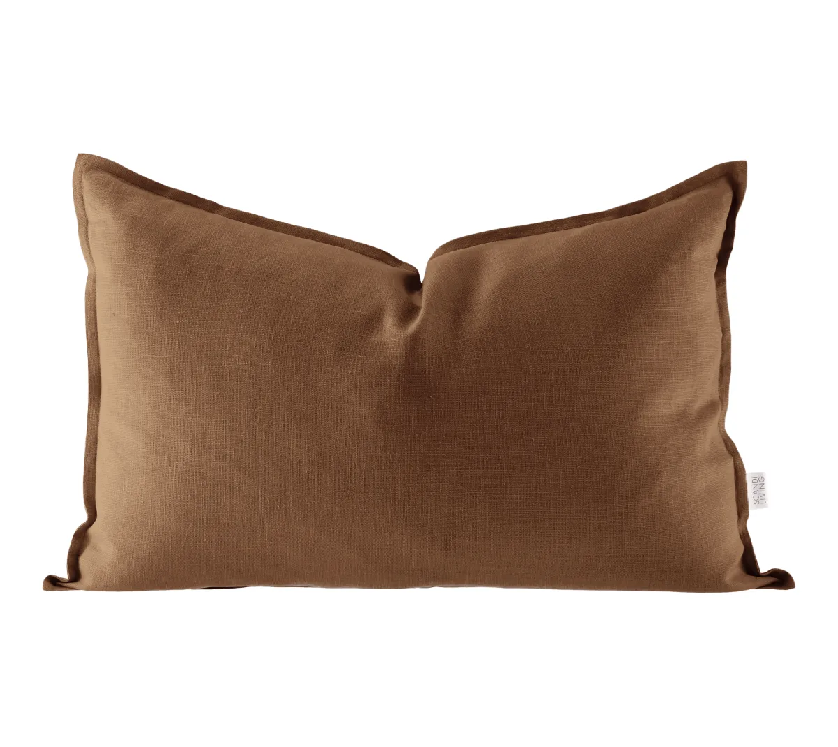 Scandi Living Calm tyynynpäällinen pellava 40 x 60 cm Almond Brown
