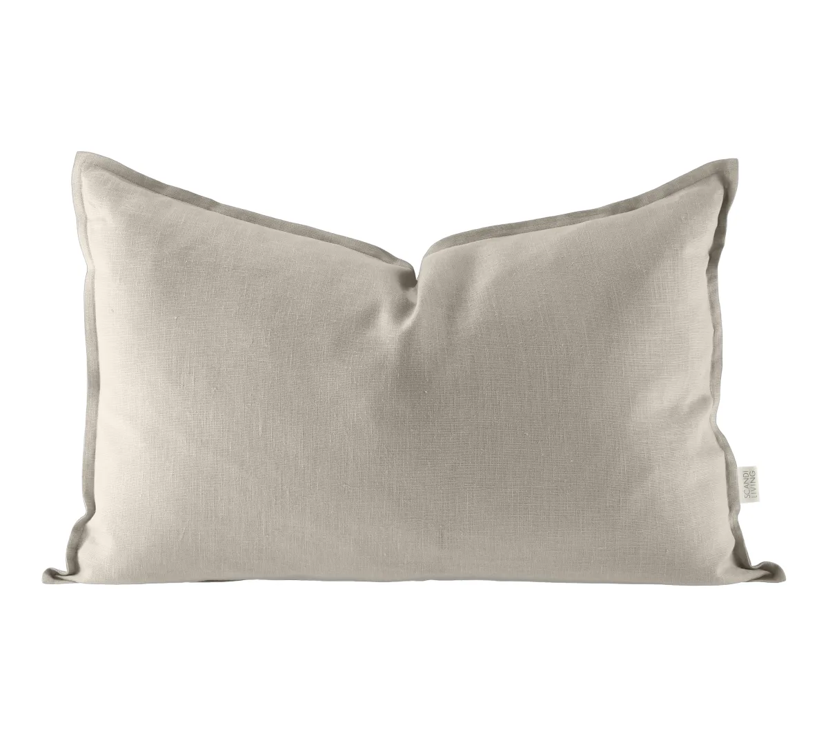 Scandi Living Calm tyynynpäällinen pellava 40 x 60 cm Greige