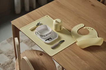 Dine silikoninen aterinsetti, 3 osaa - Taupe - Scandi Living