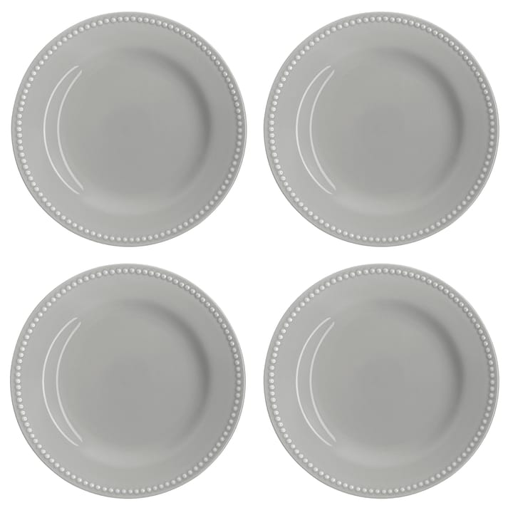 Dots asetti 22 cm 4-pakkaus - Harmaa - Scandi Living