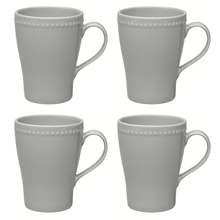 Dots muki 35 cl 4-pakkaus - Harmaa - Scandi Living