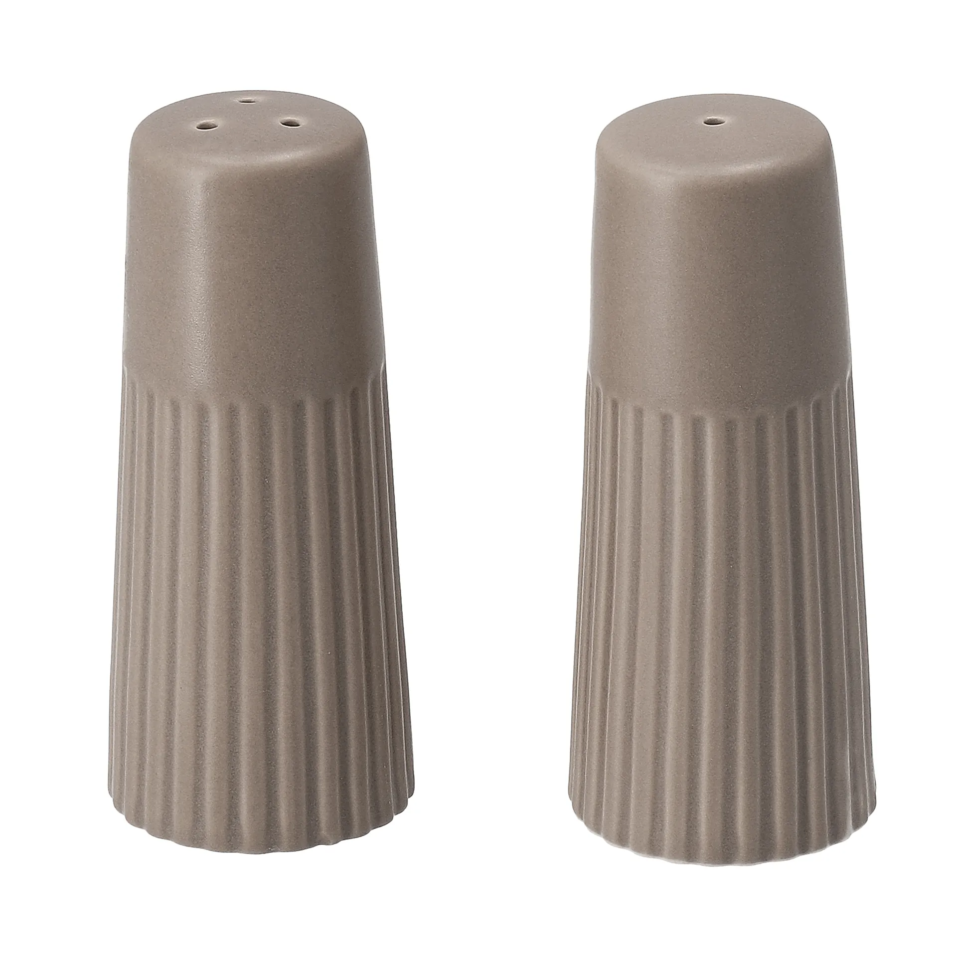Edge suola- ja pippurisirotin 2 osaa, Taupe, Ø3,8×8,7 cm Scandi Living
