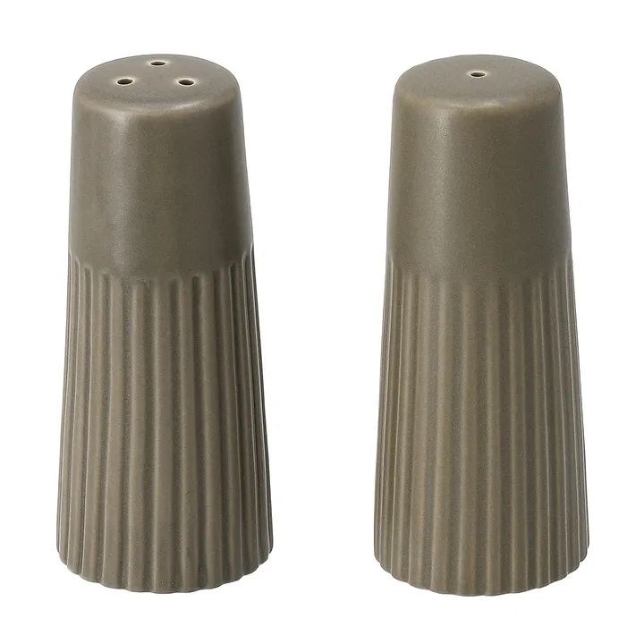 Edge suola- ja pippurisirotin 2 osaa - Vihreä, Ø3,8×8,7 cm - Scandi Living