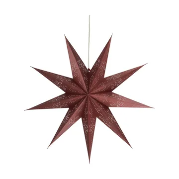 Folk adventtitähti - Burgundy, Ø45 cm - Scandi Living