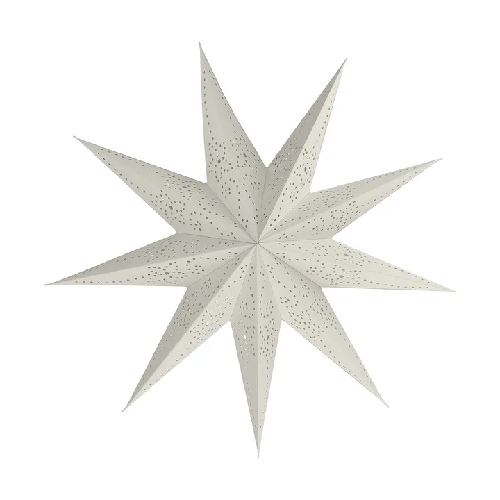 Folk adventtitähti - Valkoinen, Ø45 cm - Scandi Living
