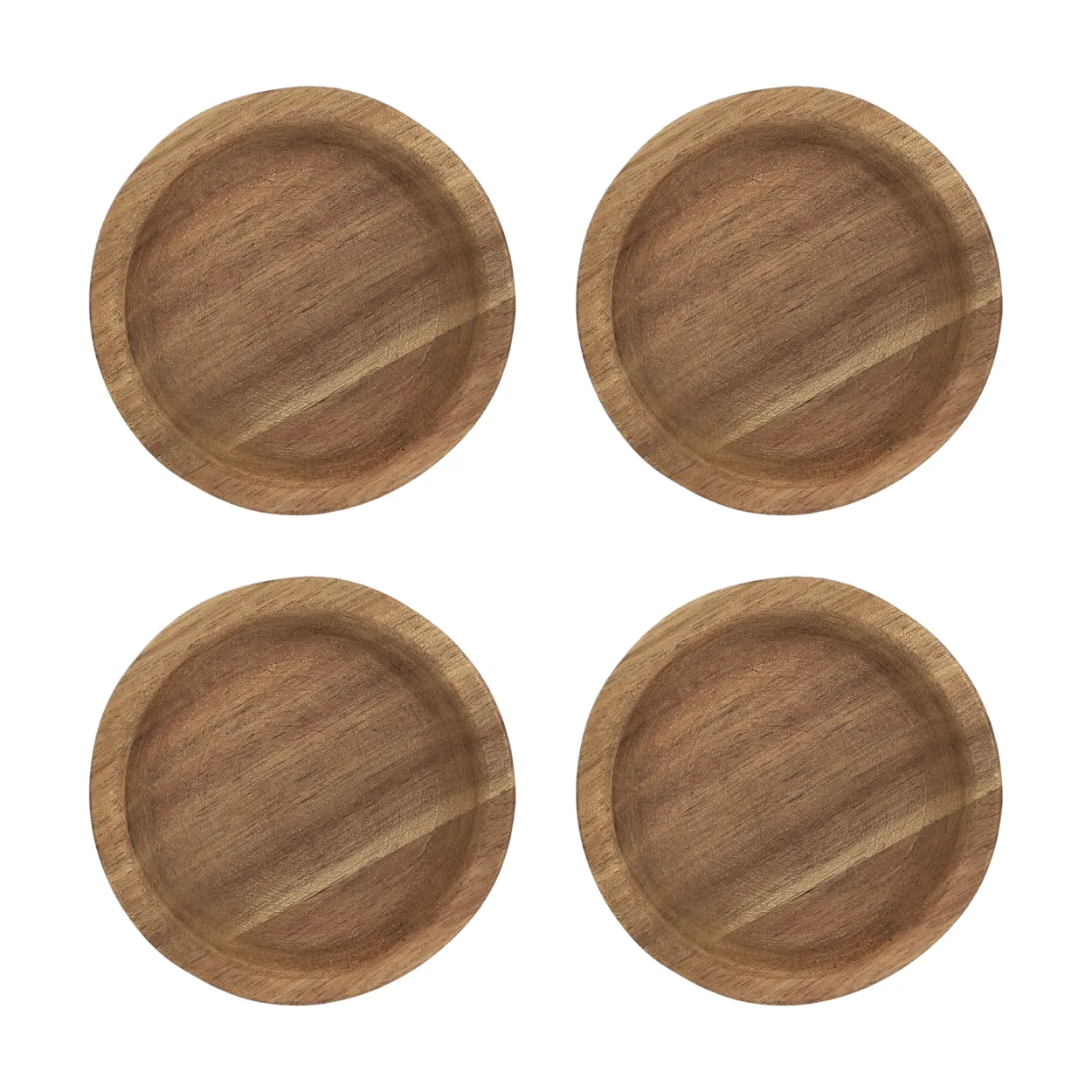 Scandi Living Hollow lasinaluset Ø9 cm 4-pack Akaasia
