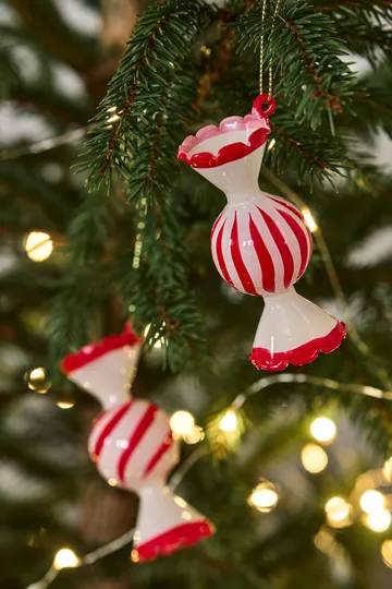 Jolly joulukuusenkoriste 4-pakkaus - Punainen - Scandi Living