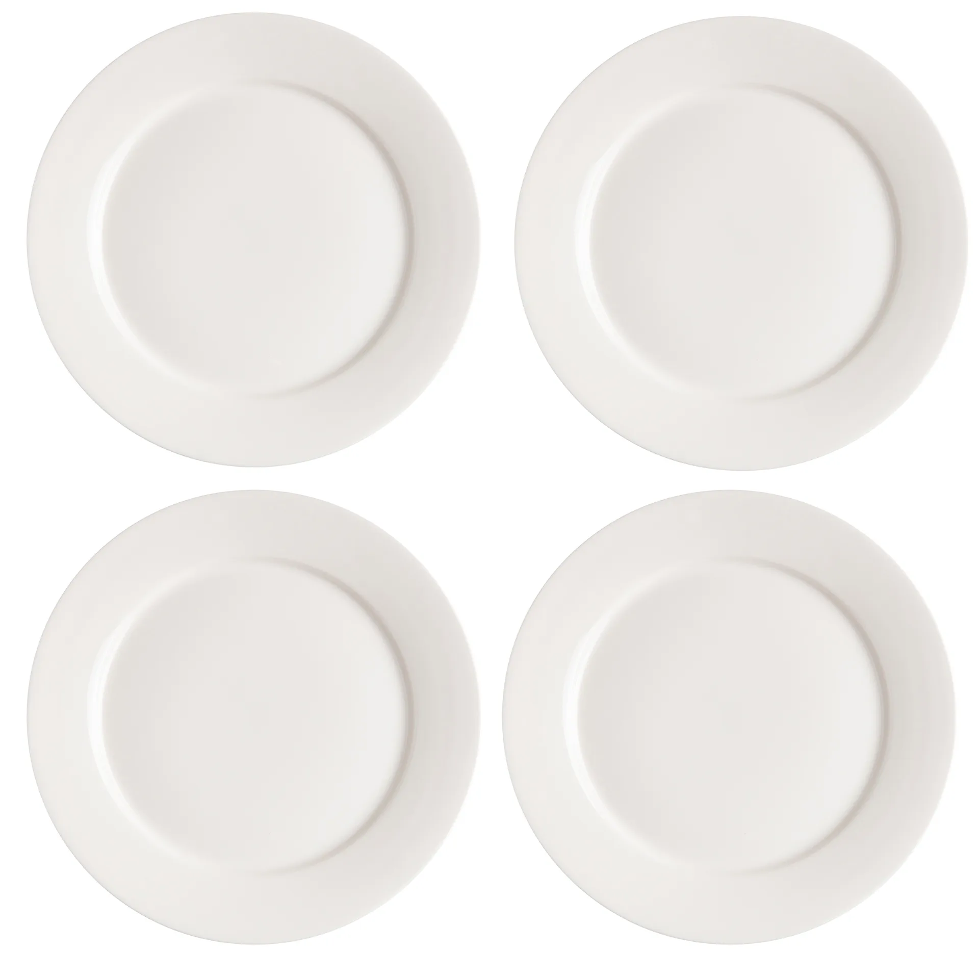 Kalk-lautanen 28 cm 4-pack, valkoinen Scandi Living