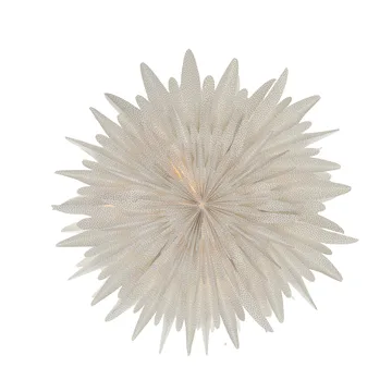 Luna adventtitähti Ø80 cm 2-pakkaus - Valkoinen pilkullinen - Scandi Living