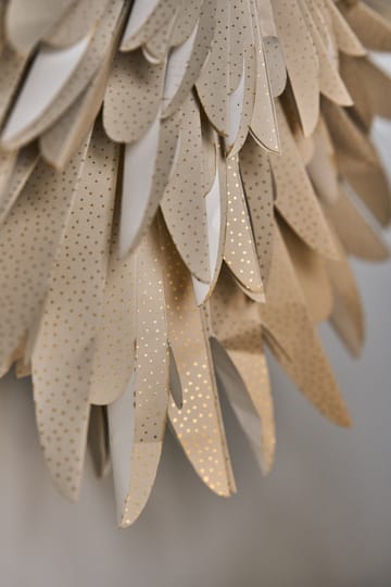 Luna adventtitähti beige pilkullinen - 60 cm - Scandi Living