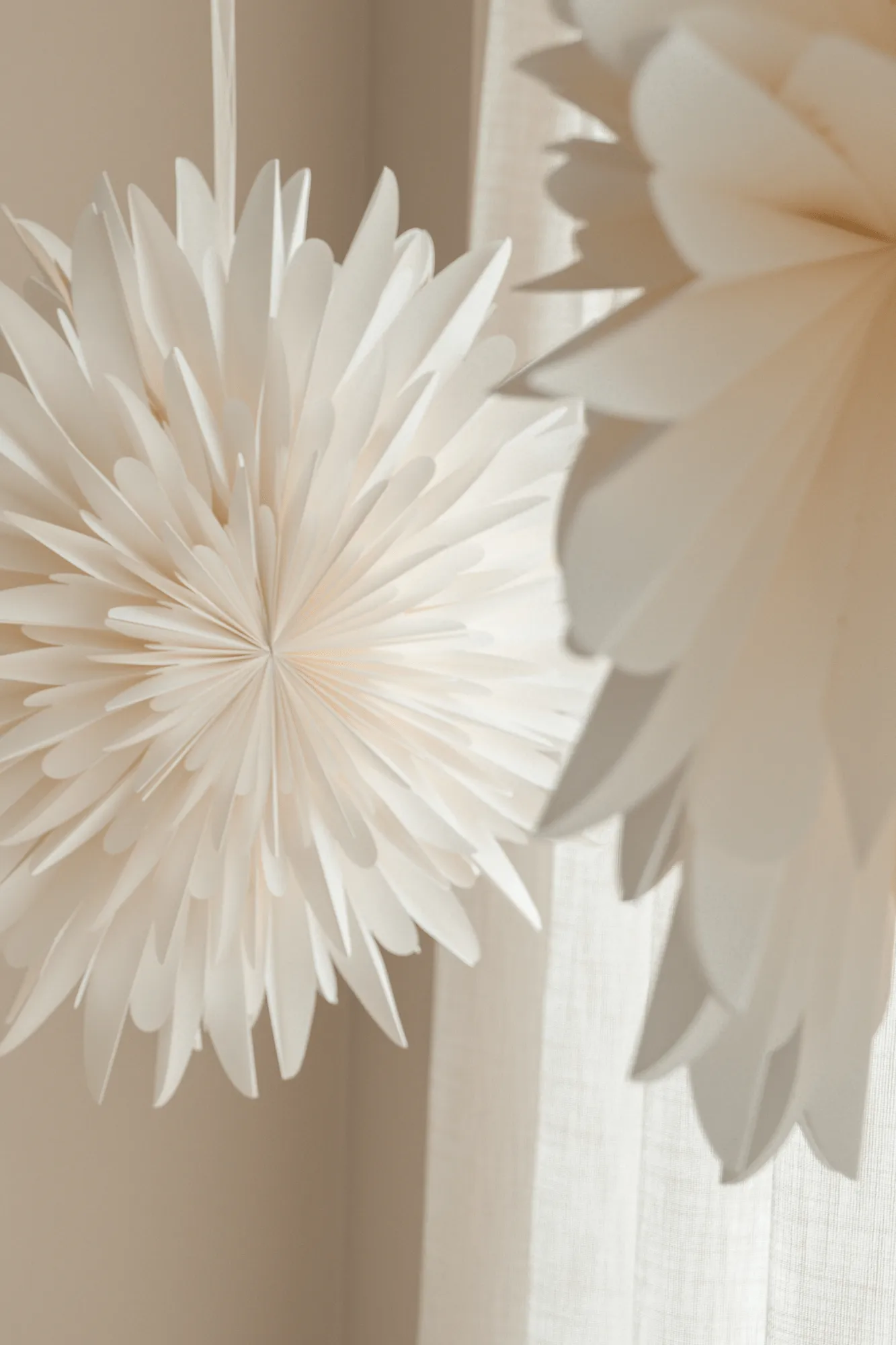 Luna adventtitähti valkoinen, 60 cm Scandi Living