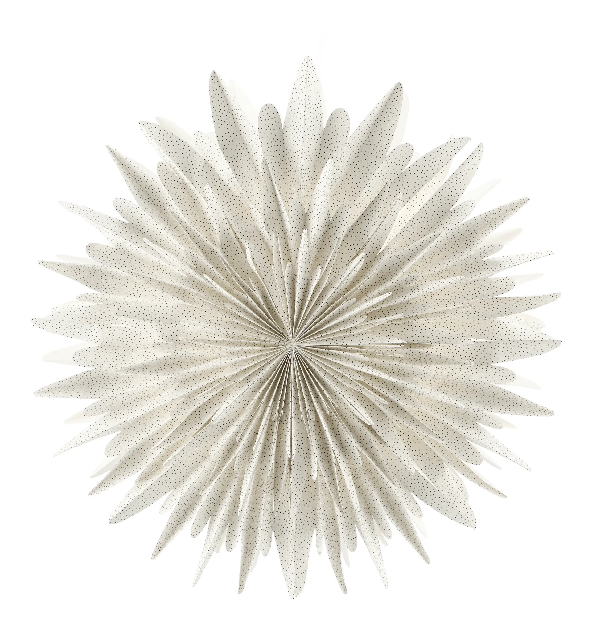 Luna adventtitähti valkoinen pilkullinen, Ø80 cm Scandi Living