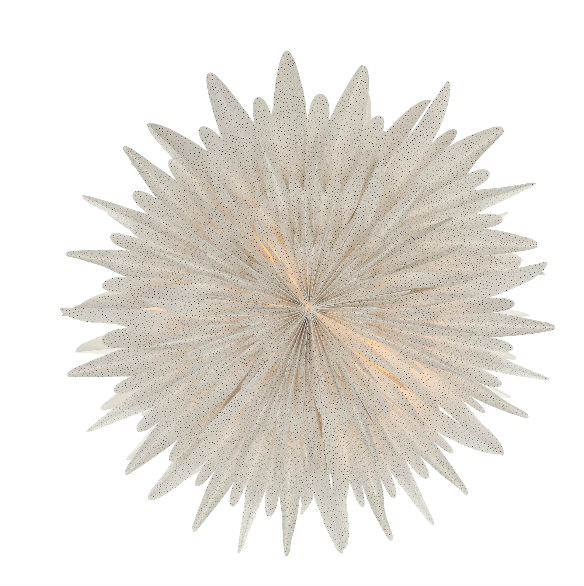Luna adventtitähti valkoinen pilkullinen, Ø80 cm Scandi Living