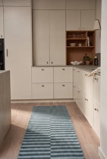 Path käytävämatto - Ocean blue, 70×150 cm - Scandi Living