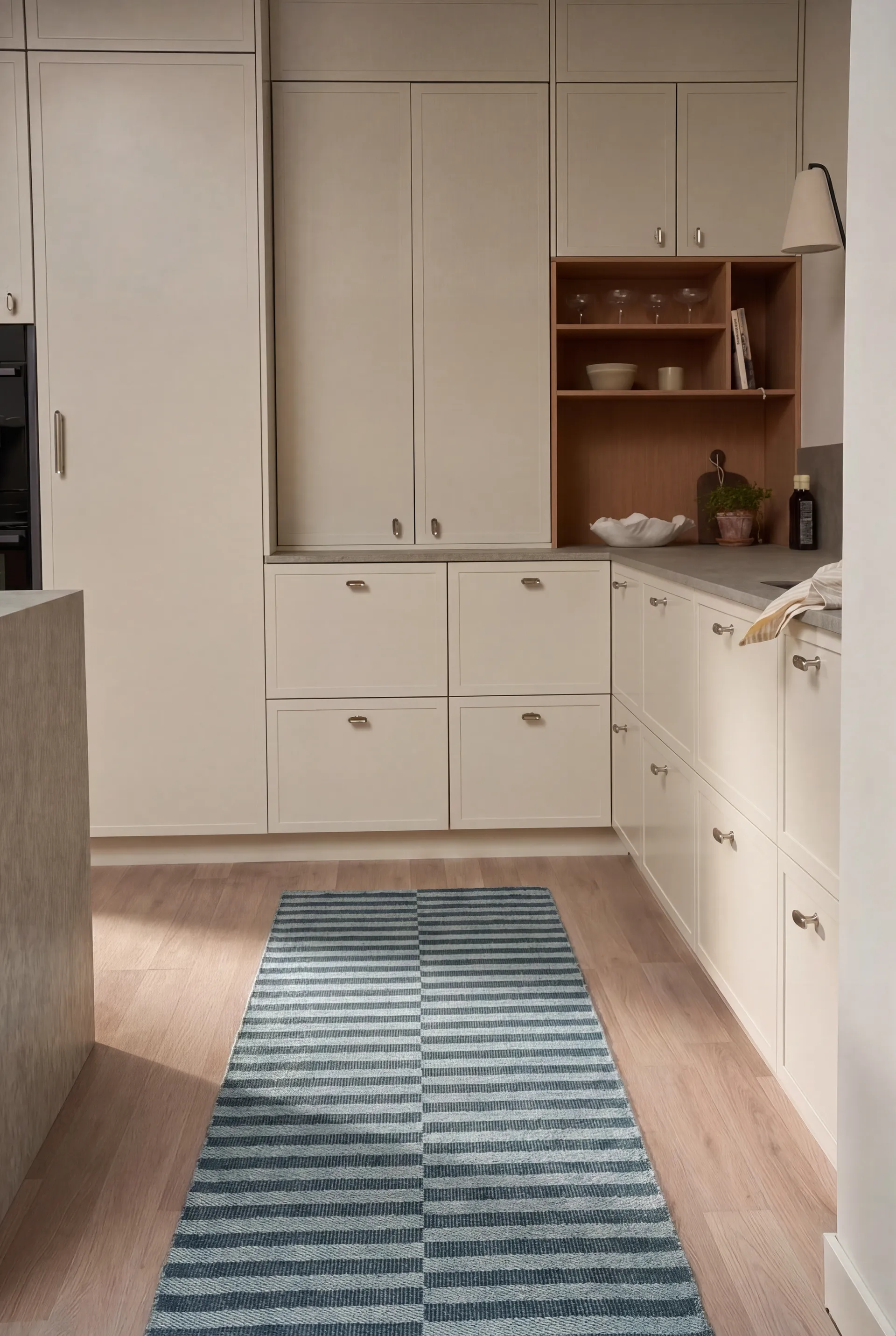 Path käytävämatto, Ocean blue, 70x250 cm Scandi Living
