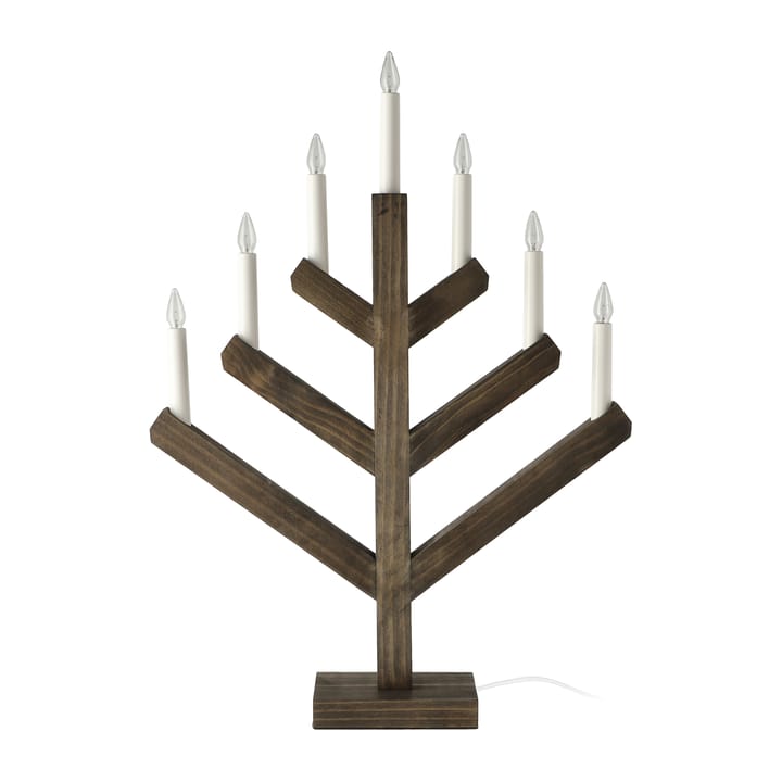 Pine adventtikynttilänjalka 62 cm - Tummapetsattu - Scandi Living