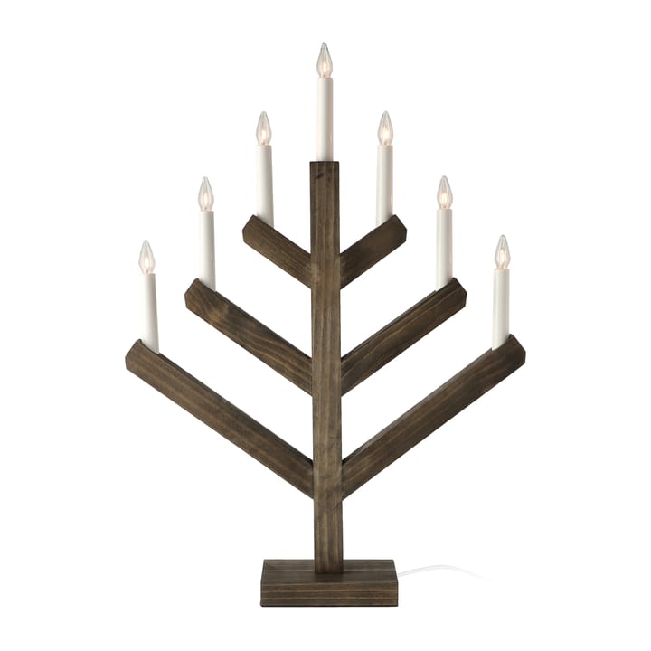 Pine adventtikynttilänjalka 62 cm, Tummapetsattu Scandi Living