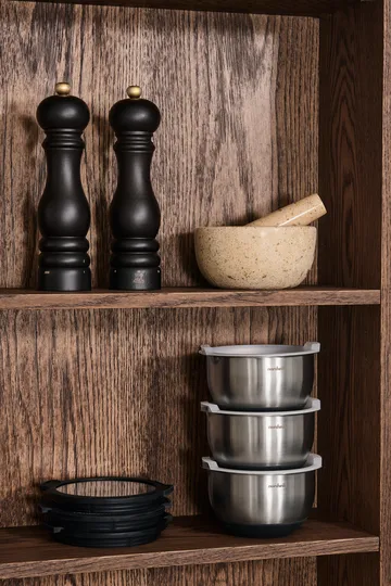 Ridge laasti Ø14x7 cm - Marmori - Scandi Living