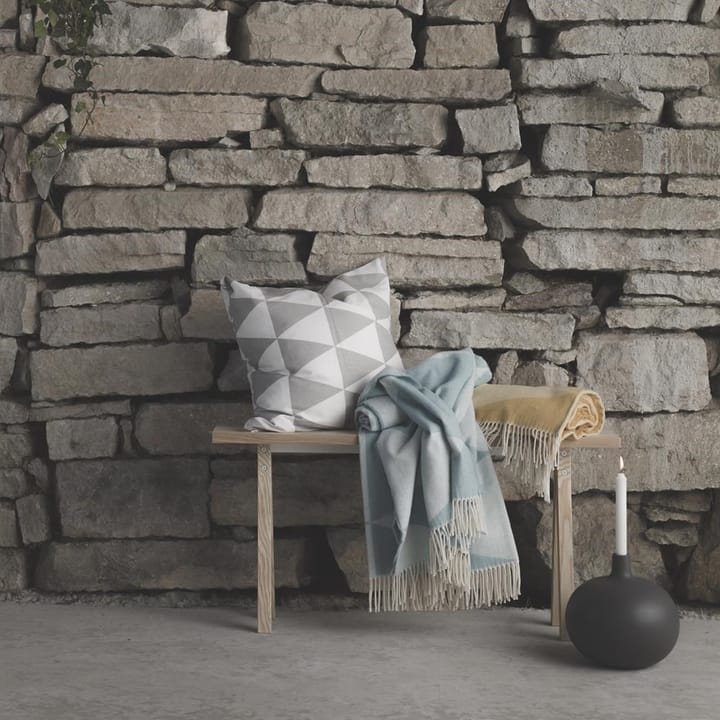 Rime puuvillahuopa, Mustard Scandi Living