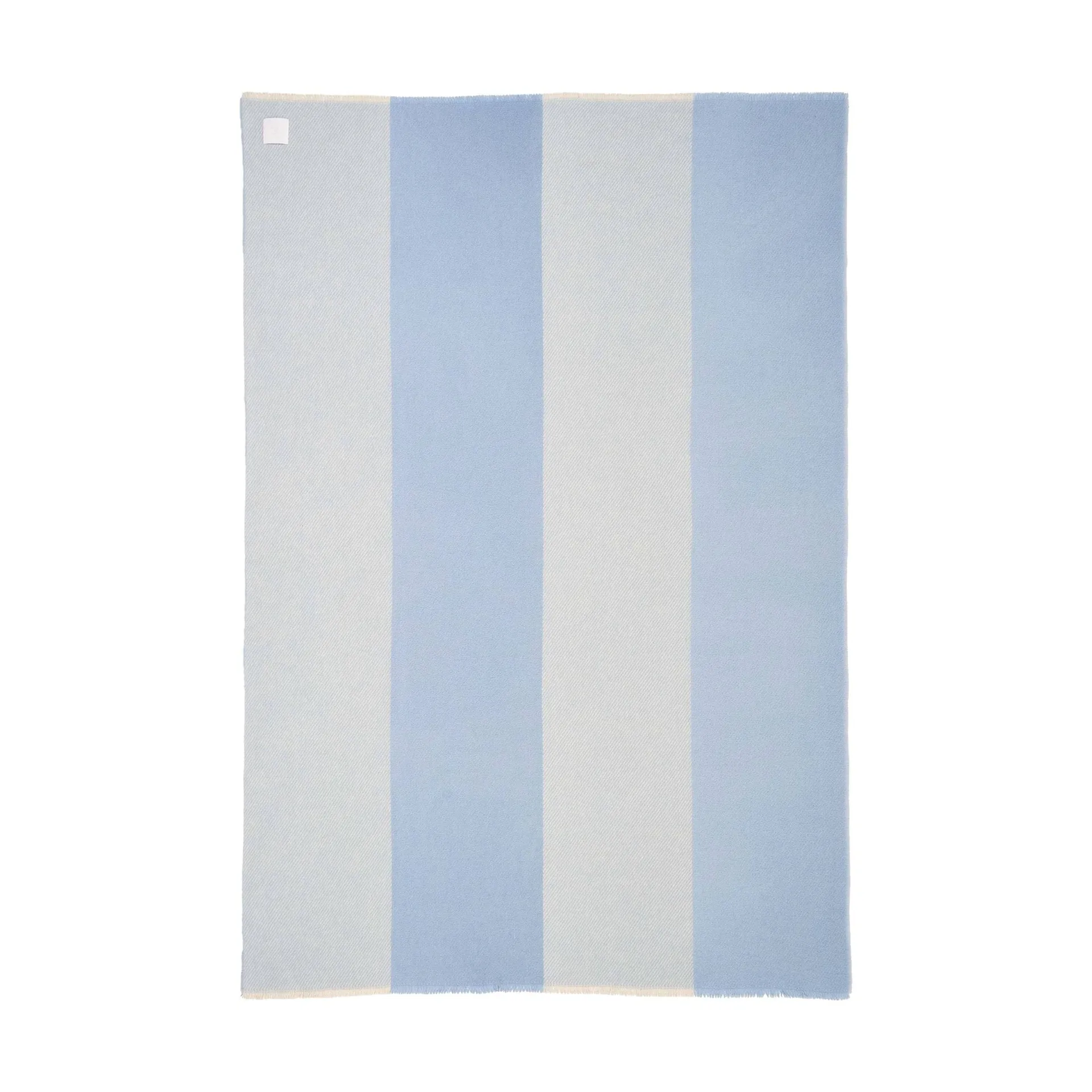 Row raidallinen villahuopa, Vaaleansininen, 120 x 185 cm Scandi Living
