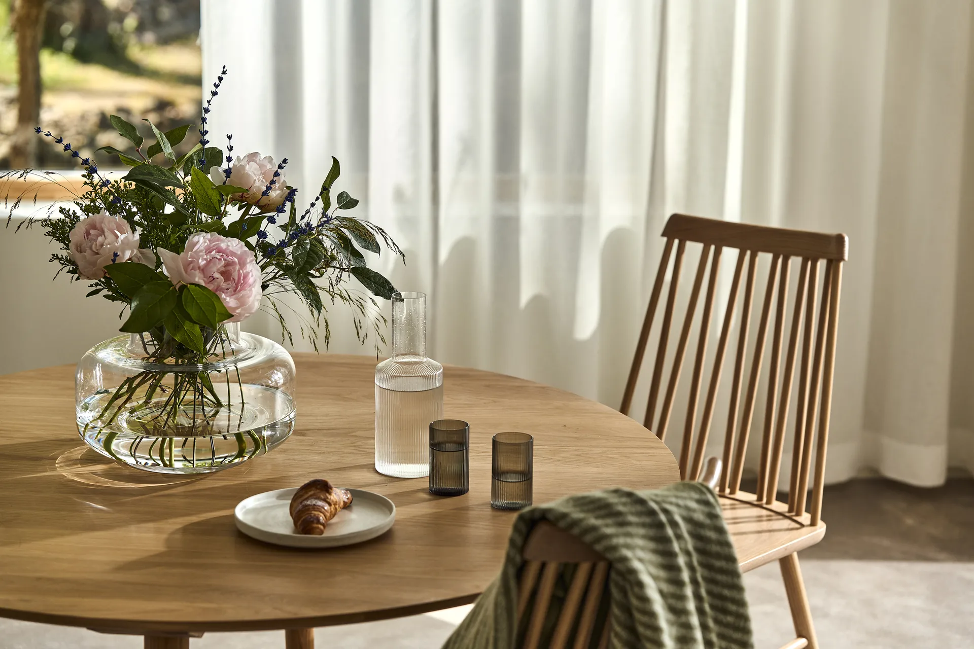 Sandsbro leipälautanen offwhite, Ø20 cm, 6 kpl,  Scandi Living