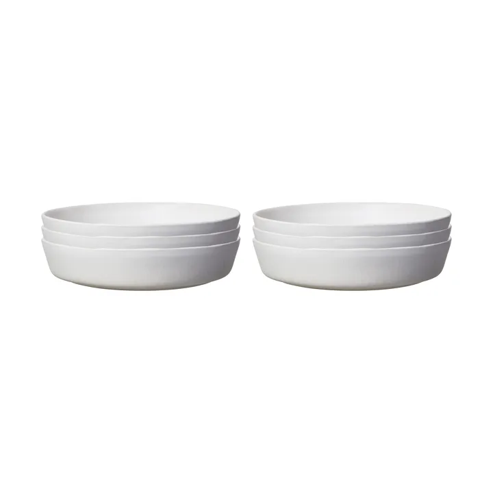 Sandsbro pastalautanen offwhite, Ø23 cm, 6 kpl - Scandi Living