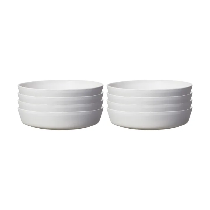 Sandsbro pastalautanen offwhite, Ø23 cm, 8 kpl - Scandi Living