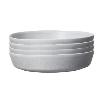 Sandsbro pastalautanen vaaleanharmaa, Ø23 cm, 4 kpl - Scandi Living