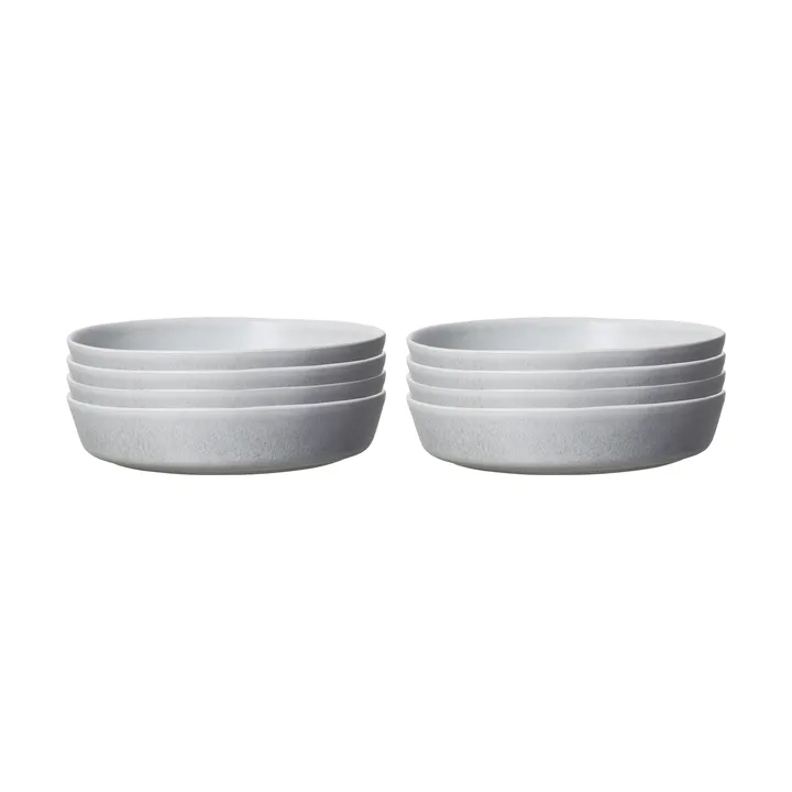 Sandsbro pastalautanen vaaleanharmaa, Ø23 cm, 6 kpl - Scandi Living
