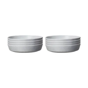 Sandsbro pastalautanen vaaleanharmaa, Ø23 cm, 8 kpl - Scandi Living
