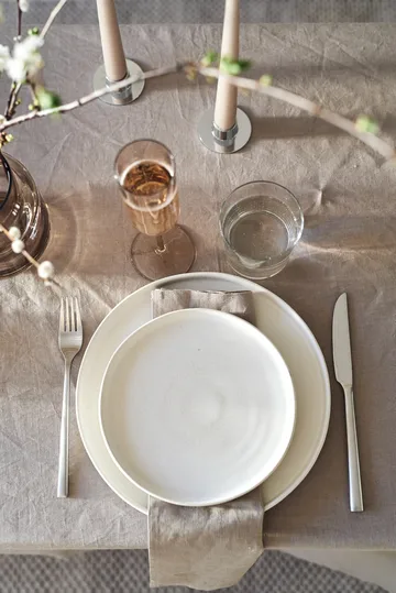 Sandsbro ruokalautanen - Offwhite, Ø26 cm - Scandi Living