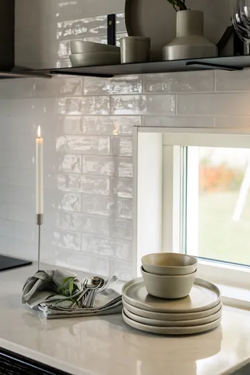 Sandsbro ruokalautanen - Vaaleanharmaa, Ø26 cm - Scandi Living