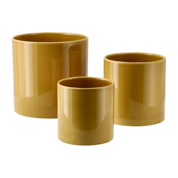 Sleek ruukku Ø 12 cm - Mustard - Scandi Living