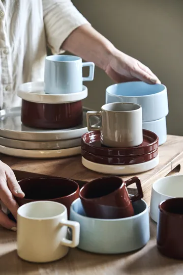 Taper aamiaissetti 12 osaa - Punainen - Scandi Living