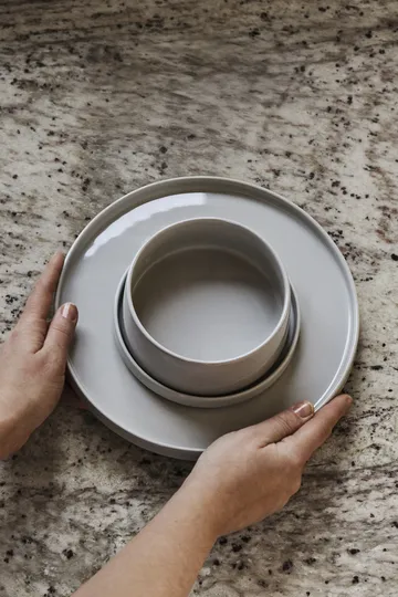 Taper aamiaissetti 12 osaa - Vaaleanharmaa - undefined - Scandi Living