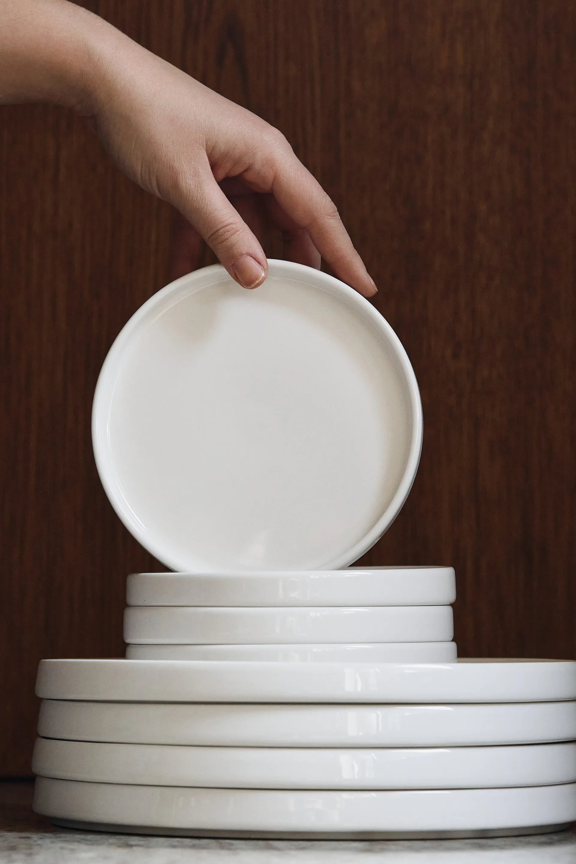 Taper lautanen 26cm, Valkoinen Scandi Living