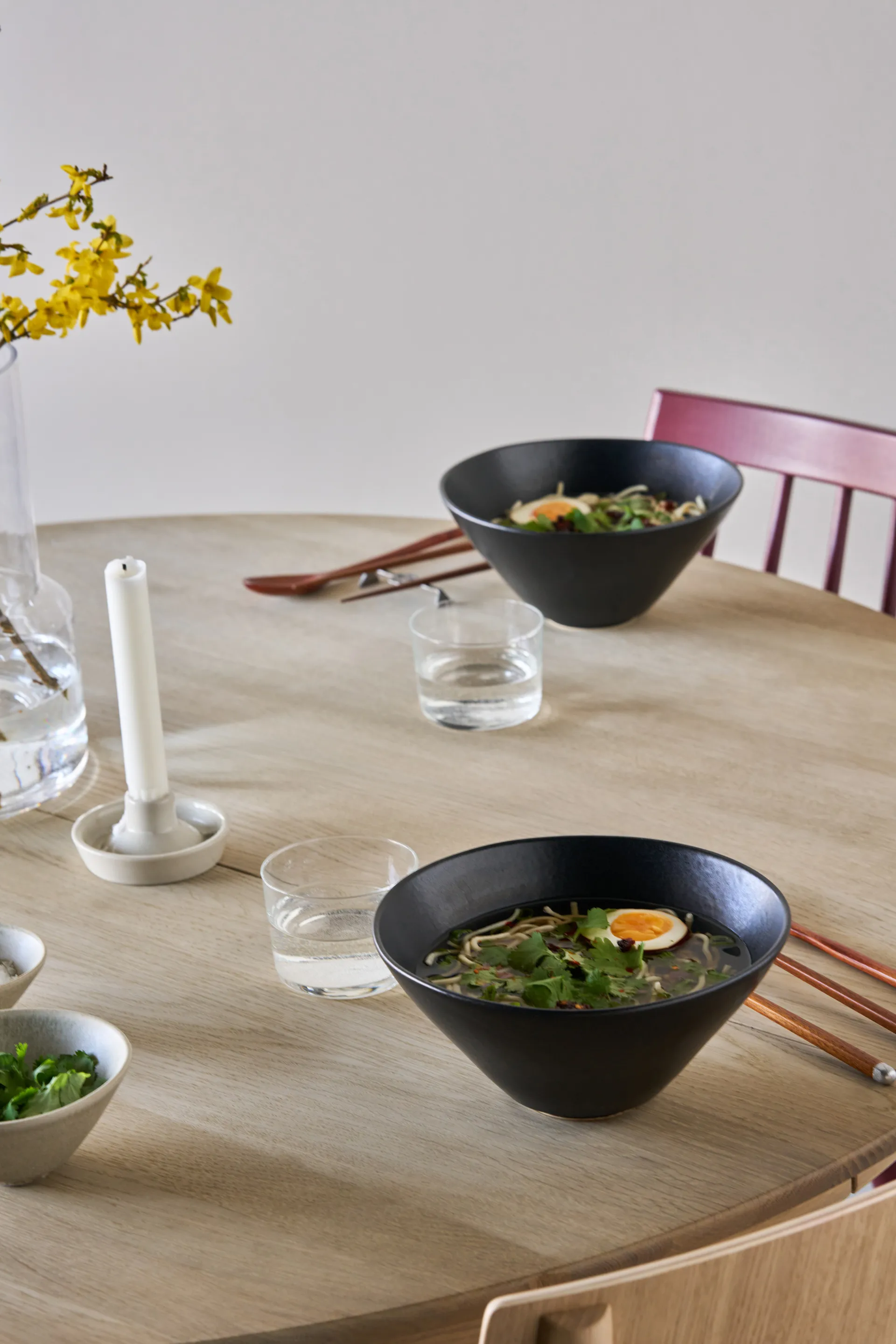 Terra ramenkulho, Musta kivitavara, Ø20 cm Scandi Living