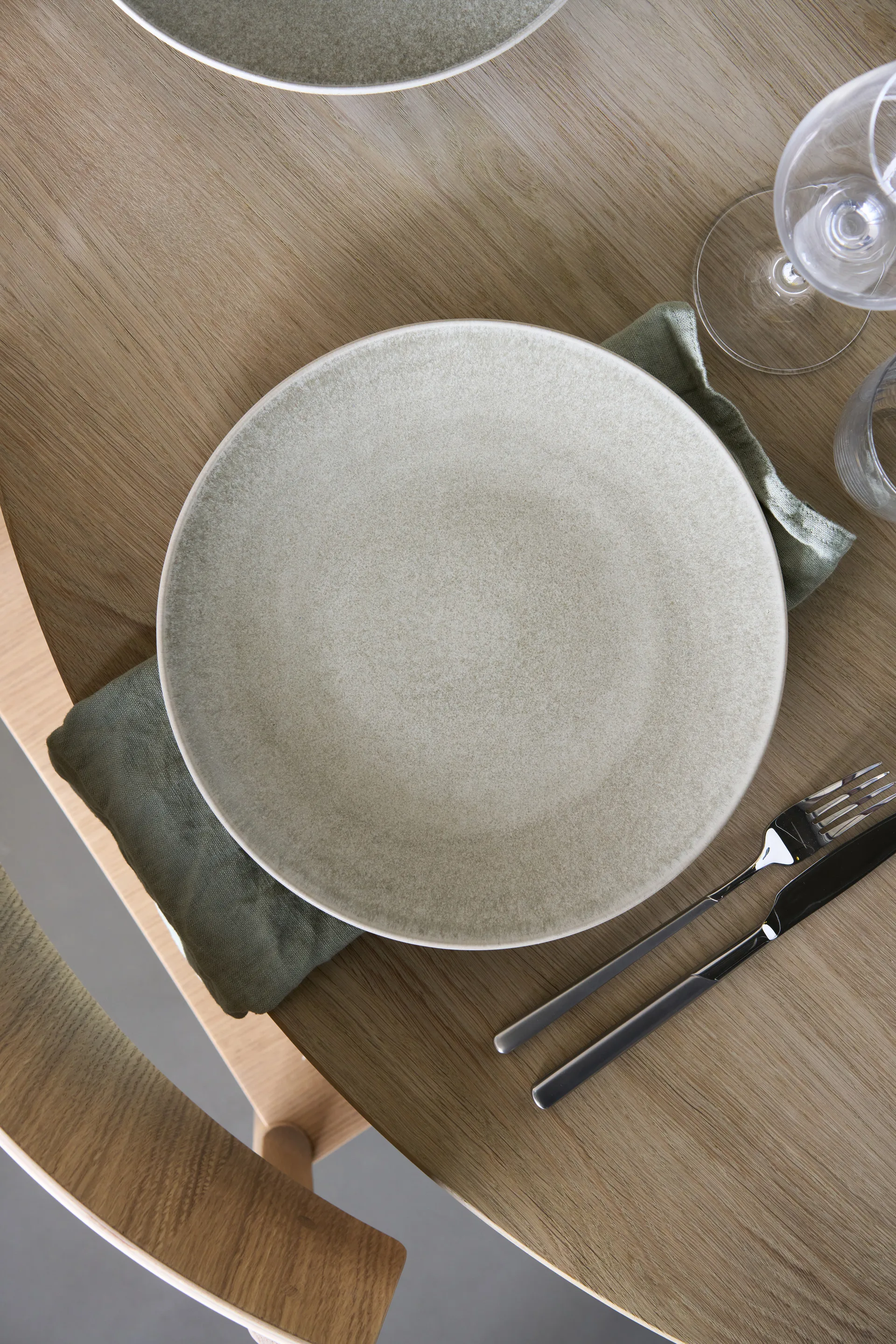 Terra ruokalautanen, Beige kivitavara, Ø26,5 cm Scandi Living