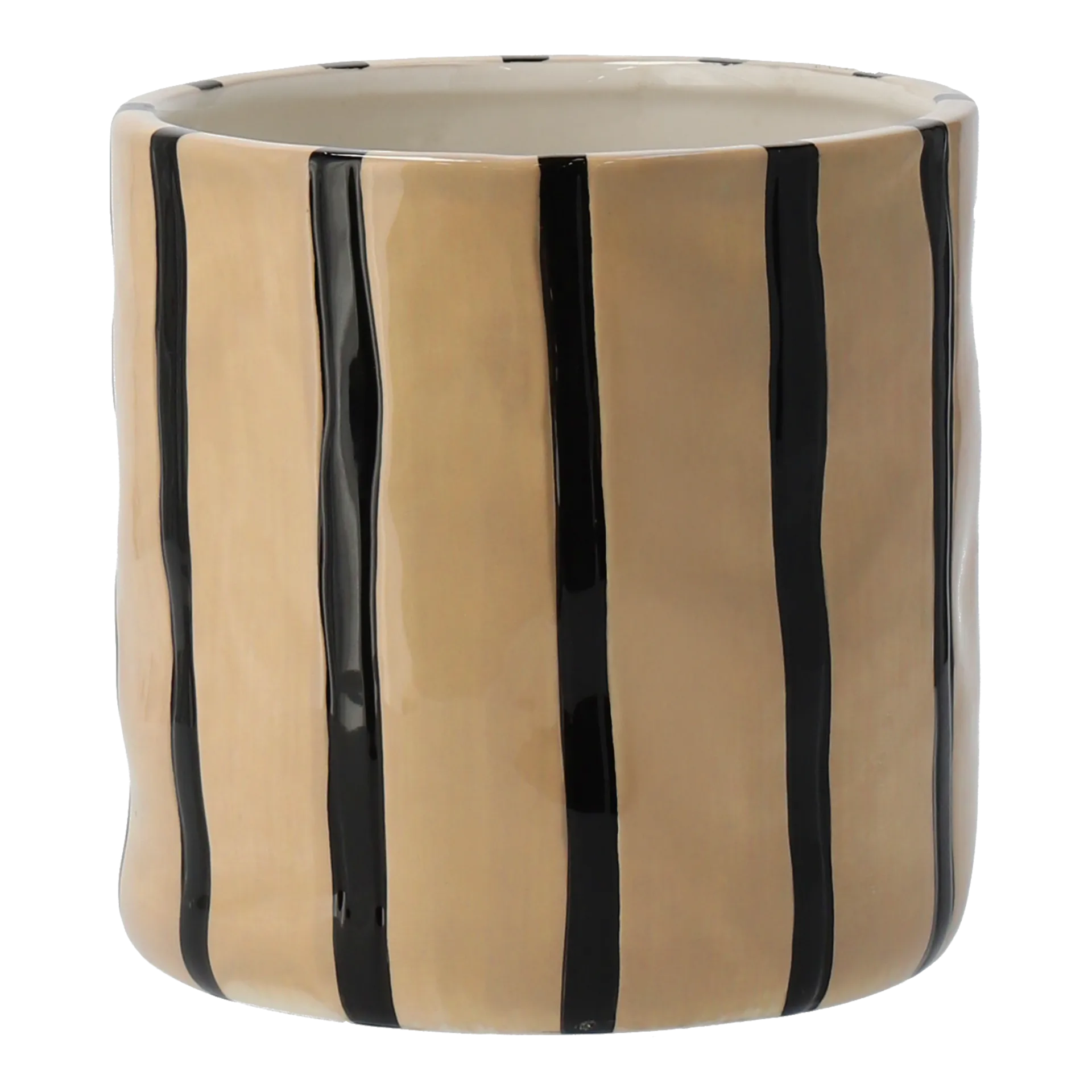 Thrive ruukku Ø20 cm, Beige-musta Scandi Living