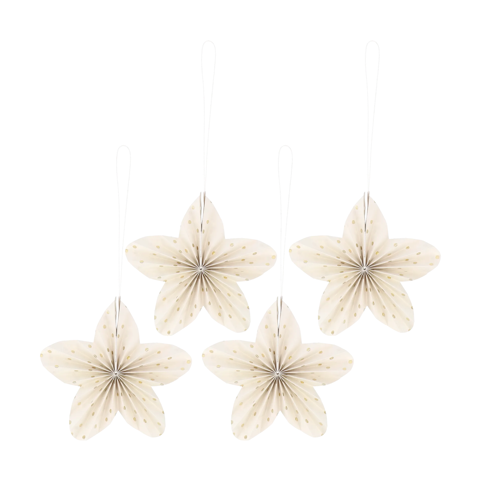 Twinkle joulukuusenkoriste 4-pack, Kultapilkullinen Scandi Living