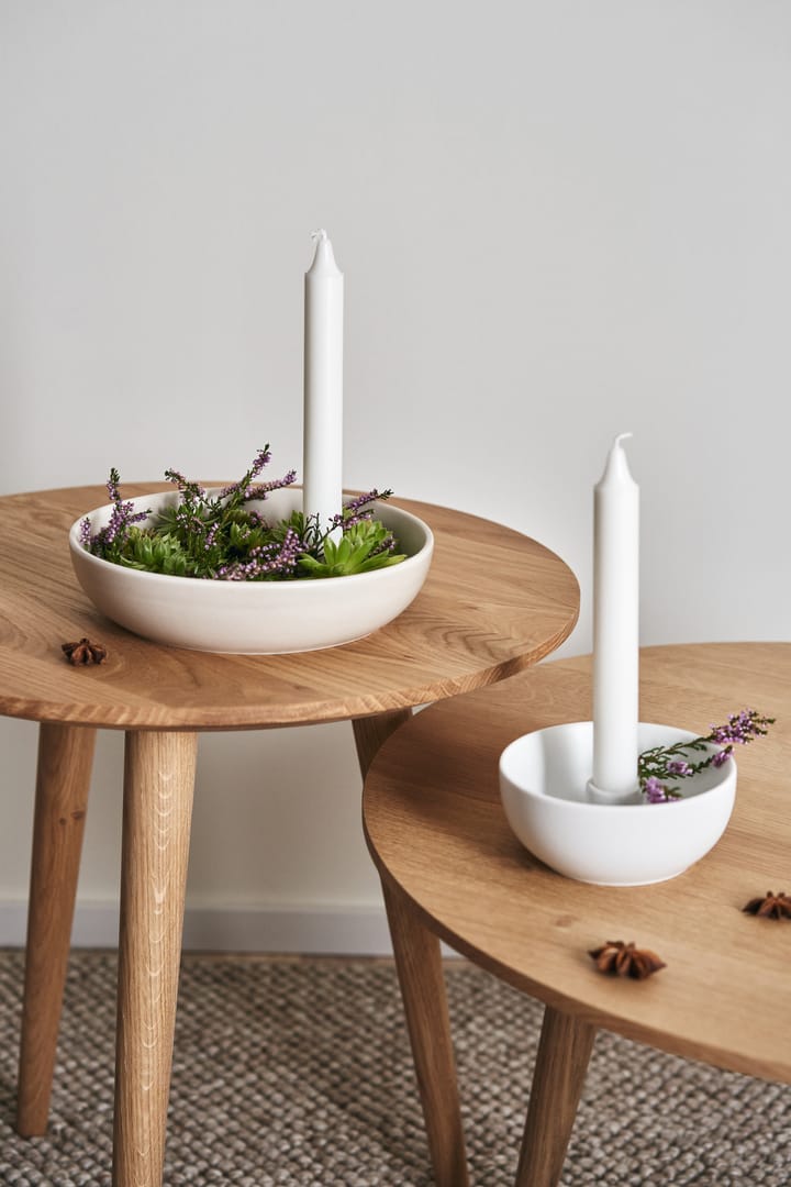 Valley kynttilänjalka Ø21 cm, Beige Scandi Living