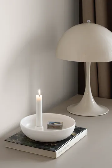 Valley kynttilänjalka Ø21 cm - Valkoinen - Scandi Living