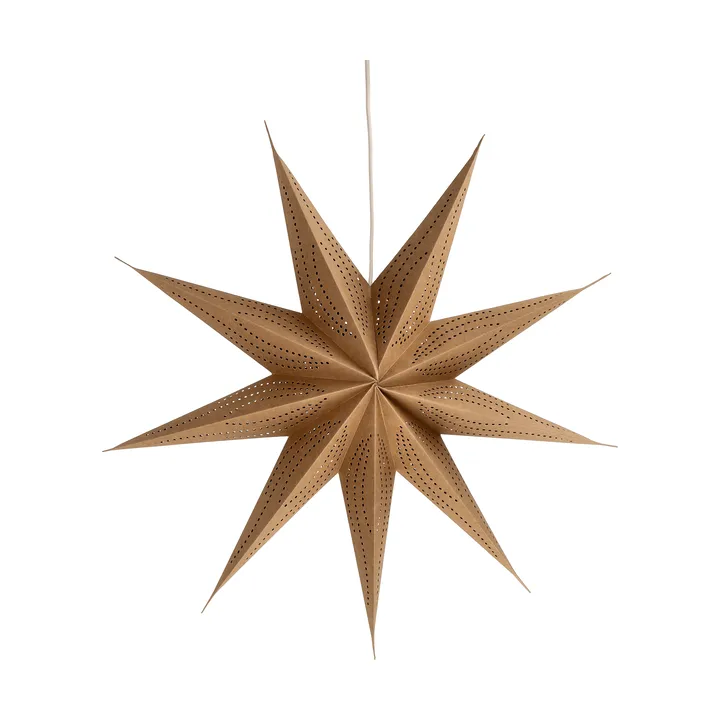 Veil adventtitähti - Luonnonvärinen, Ø45 cm - Scandi Living