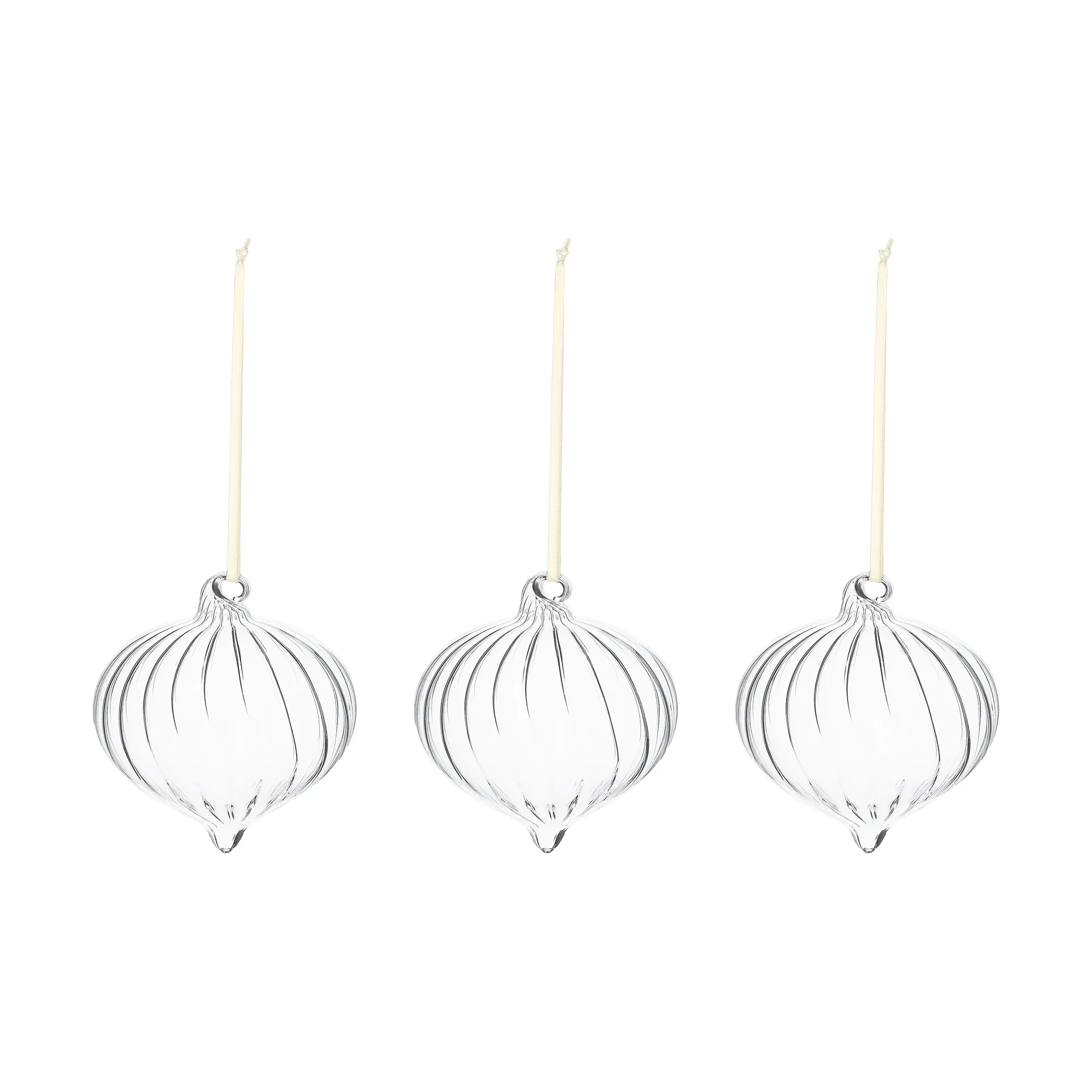Whisper joulukuusenkoriste 3-pack, Kirkas Scandi Living