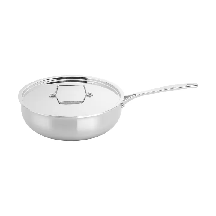 Scanpan Fusion 5 kannellinen korkeareunainen paistinpannu - Ruostumatonta terästä, ilman kahvaa, Ø26 cm - Scanpan