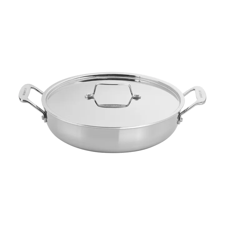 Scanpan Fusion 5 tarjoilupannu kannella - Ruostumaton teräs, Ø28 cm - Scanpan