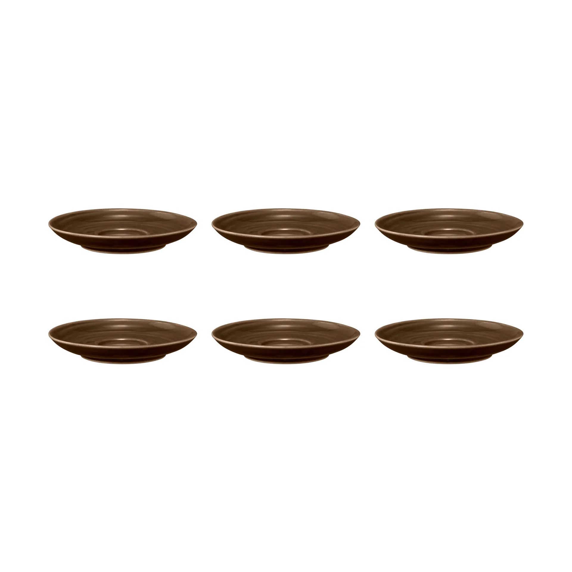 Terra kahvilautanen Ø 12 cm 6-pakkaus, Earth Brown Seltmann Weiden